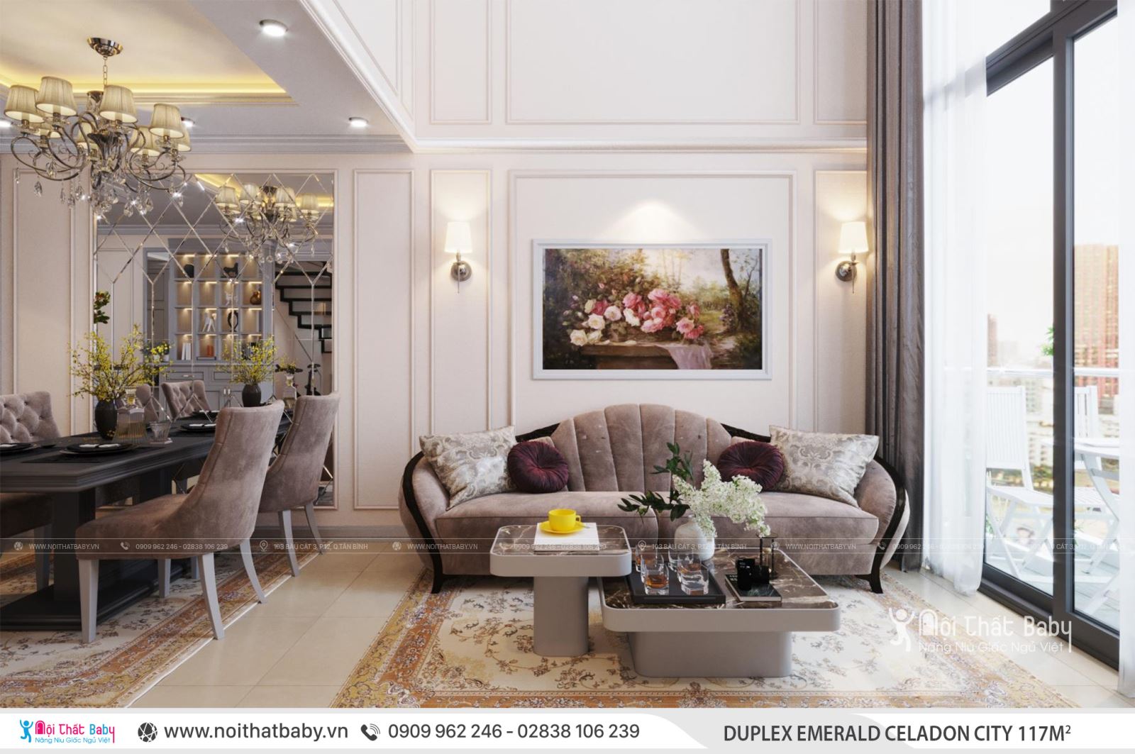 Tổng hợp các mẫu thiết kế nội thất Chung cư Emerald Celadon City